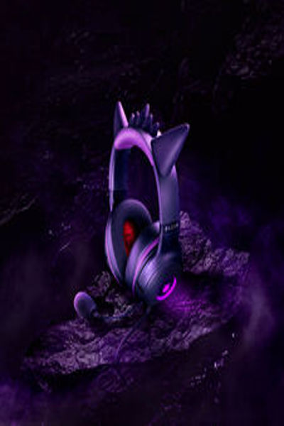 Razer Kraken Kitty V2 - Pokemon Gengar Ed. - Headset - Headset - 7.1 - RZ04-04730300-R3M1