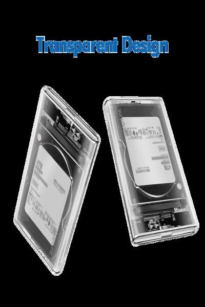 LogiLink 2.5" Transparent USB 3.0 HDD Enclosure - UA0409