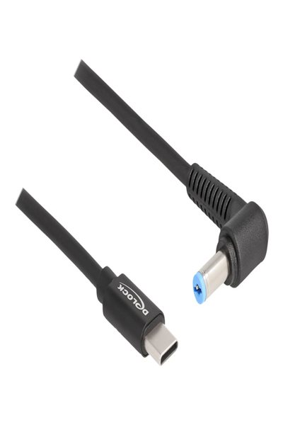 Delock Strömkabel - 24-stifts USB-C (hane) till DC-uttag 5,5 x 1,7 mm (hane) vinklad - 87976