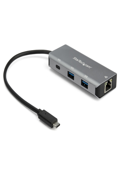 StarTech.com 3-Port 10Gbps USB-C Hub with Gigabit Ethernet - HB31C2A1CGB