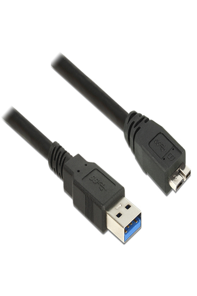 Delock 85076 - 5 m - USB A - Micro-USB B - USB 3.2 Gen 1 (3.1 Gen 1) - Male/Male - Black - 85076