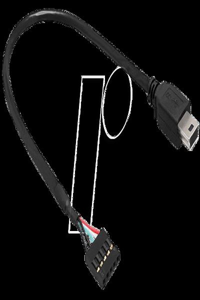 Delock USB 2.0 Pin Header - USB internal to external adapter - 83170
