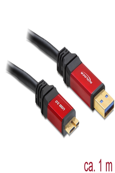 Delock Premium - USB-kabel - USB typ A (hane) till Micro-USB typ B (hane) - 82760