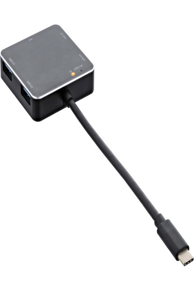 Hub USB 3.2 en ligne USB-C vers USB-A 4 ports