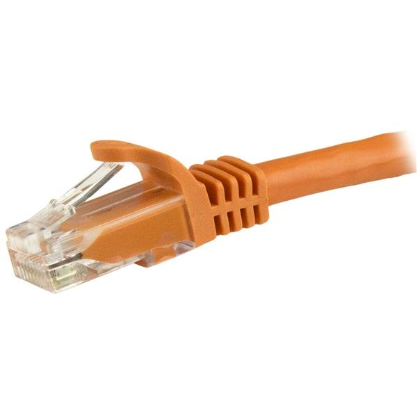 StarTech 15m Cat6 Snagless UTP Network Cable Orange - N6PATC15MOR