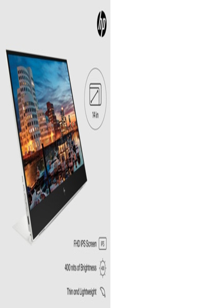 HP E-Series E14 G4 - 35.6 cm (14") - 1920 x 1080 pixels - Full HD - LED - 5 ms - White - 1B065AA#ABB