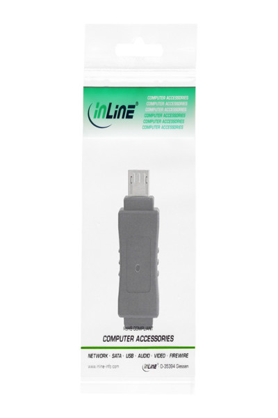 InLine Micro USB Adapter Micro-B male / Mini USB 5 Pin female - 31602