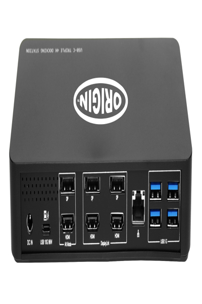 Origin Storage Origin Triple 4k dock & Wireless Keyboard/Mouse Combo