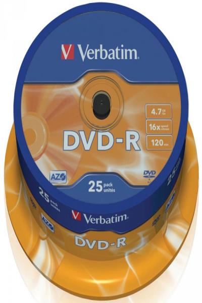 Verbatim 25x DVD-R - 4,7 GB 16x - 43522