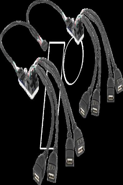 Delock 8-Port Internal USB 2.0 Expansion Hub - 61072