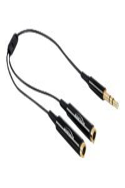 Delock Audio splitter - mini-phone stereo 3.5 mm male to mini-phone stereo 3.5 mm female - 65356