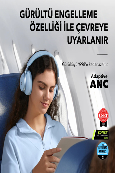 Anker Soundcore Space One headphones, white - A3035G21
