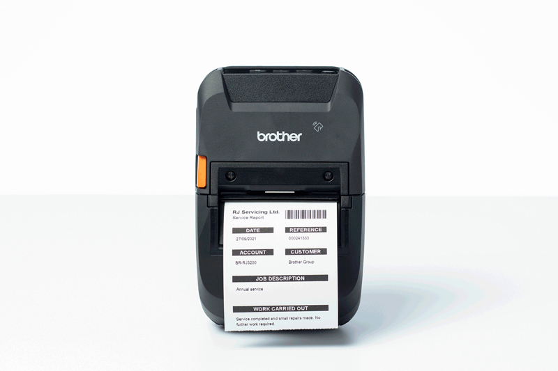 Brother RuggedJet RJ-3250WBL - Label printer - RJ3250WBLZ1