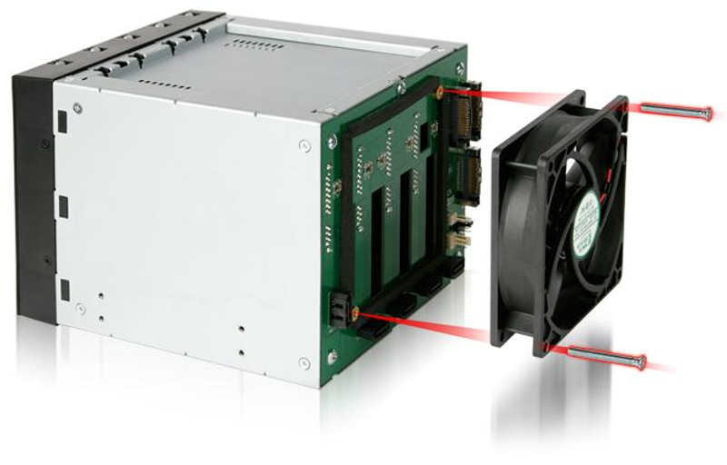 ICY Dock MB155SP-B - 5x SATA i 3x 5,25" - MB155SP-B
