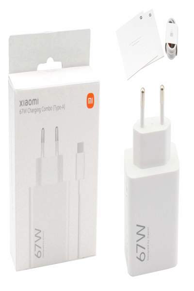 Xiaomi Original MDY-12-EH 67W - White - Fast Charger Travel Adapter - MDY-12-EH