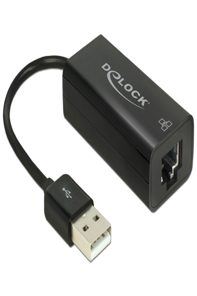 Delock Adapter USB 2.0 > LAN 10/100 Mb/s - 62595
