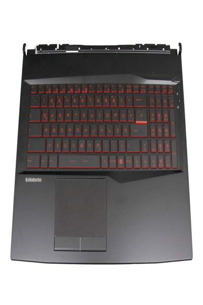 MSI 307-7E4C212TA2-IM KEYBOARD W/ TOPCASE GERMAN BLACK