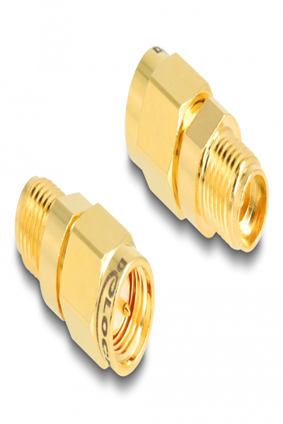 Delock Aerial adapter - SMA female to SMA male - 12104