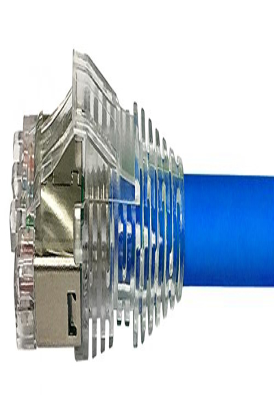 CommScope NETCONNECT NPC - Câble de brassage - RJ-45 (M) vers RJ-45 (M) - 2 m - 5,84 mm - SFTP - CAT 6a - Sans halogène, sans crochet, livré - Bleu
