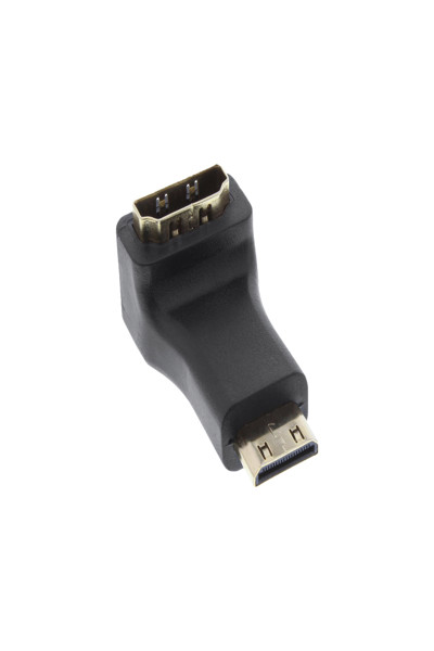 Adaptateur HDMI en ligne type A femelle / C mâle coudé