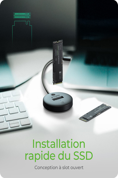 ICY BOX IB-1610MCD-C31 DOCKING STATION M.2 NVME&SATA SSD - IB-1610MCD-C31