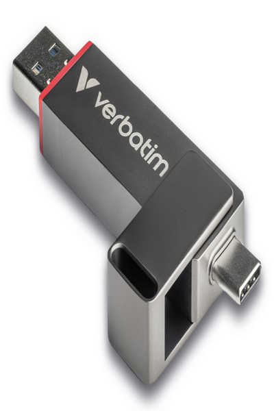 Verbatim USB 3.2 Stick Dual QuickStick - Memory-Stick - 256 GB - 32041