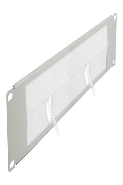 Delock Rack cable management panel with brush - 66536
