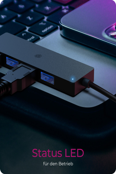 ICY BOX IB-HUB1424-C3 USB-C/A Hub - IB-HUB1424-C3