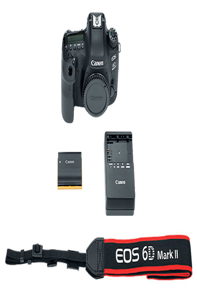 Canon EOS 6D Mark II, 26,2 MP, 6240 x 4160 Pixel, CMOS, Full HD, 685 g, - 6DIIB