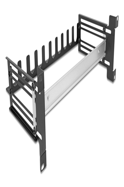 Delock Rack Rail with Circuit Breaker Cover Network Accessory - 67282