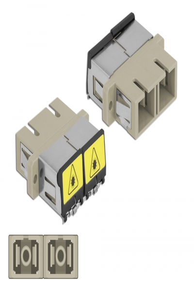 Coupleur réseau Delock - SC multimode (F) vers SC multimode (F)