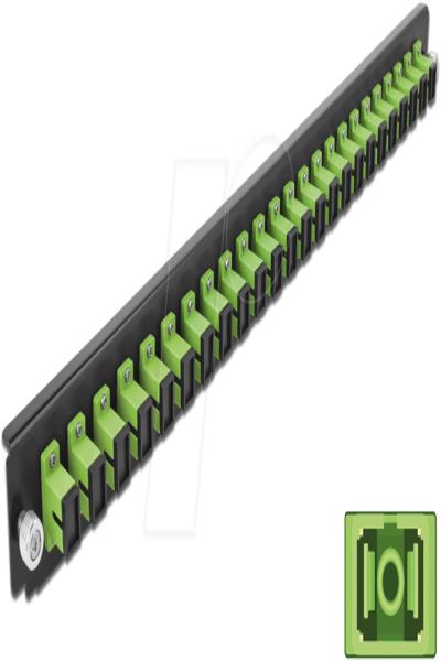 Delock Fiber-optic splice box rack mount panel - 43356