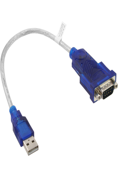 Câble adaptateur USB vers série en ligne USB type A mâle / DB9 mâle environ 0,2 m