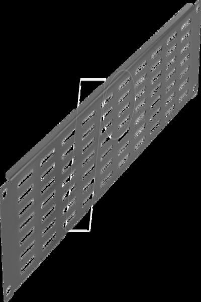 Delock Rack panel - black - 2U - 66680