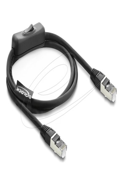 Delock RJ45 Cable Connector to with Switch Cat.6 F/UTP - Cable - Network