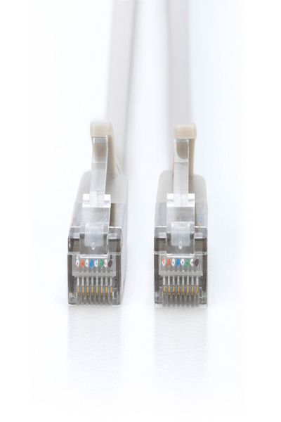 DIGITUS CAT 6A F-FTP Slim patch cable, 1.5m, gray - DK-1632-A-015S