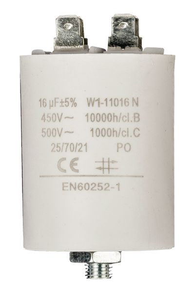 Nedis W1-11016N - Fixed capacitor - Cylindrical - White - 16000 nF - 5% - 450 V