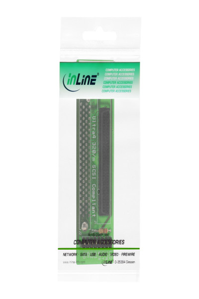 InLine SCSI SCA U320 Adapter 80 Pin female / 68 Pin female - 82680