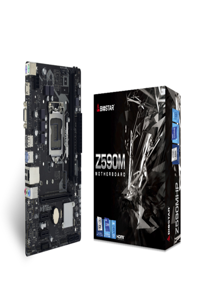 Biostar Z590 VALKYRIE, Intel, LGA 1200 (Socket H5), IntelÃ‚Â® CeleronÃ‚Â®, IntelÃ‚Â® - Z590MHP