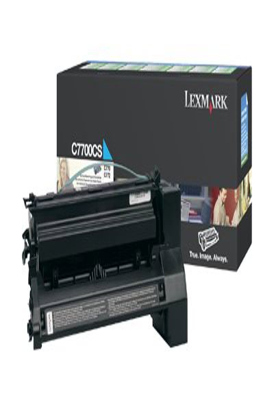 Lexmark Cyan Return Program Print Cartridge for C770/C772 - 6000 pages - Cyan