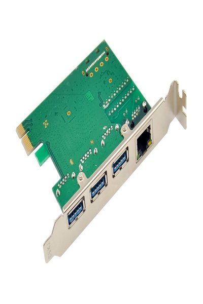 InLine Gigabit USB 3.2 Combo Card PCIe x1 - 51125R