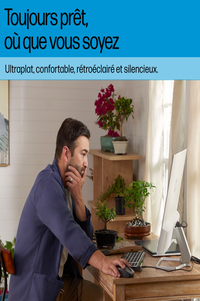 HP 405 Multi-Device Backlit Wired Keyboard: USB-C - 7N7C1AA