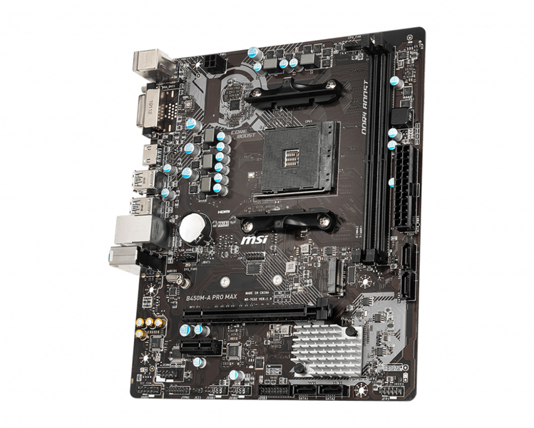 MSI B450M-A PRO MAX - Carte mère - micro ATX - 7C52-001R
