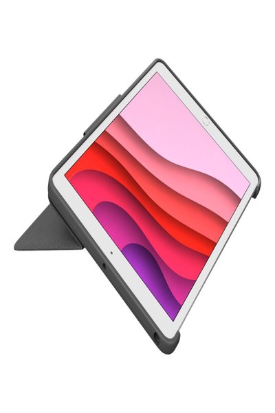 Logitech Combo Touch - QWERTY - Danish - Finnish - Norwegian - Swedish - Touchpad - 1.8 cm - 1 mm - Apple - 920-011440