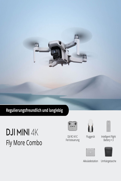 DJI Mini 4K Fly More Combo drönare grå - CP.MA.00000797.01