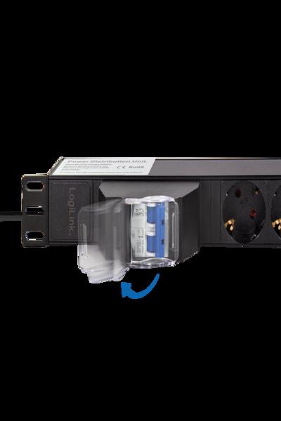 19" Power Strip 6-sockel 2-polig - PDU6C02