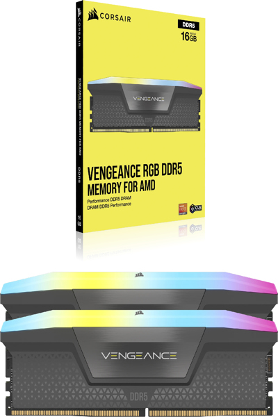 Corsair Vengeance RGB DDR5-kit - CMH32GX5M2B6000Z28