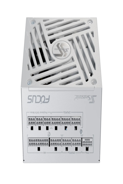 Seasonic nätaggregat 850W Focus-GX-850 ATX3 Modular Gold W - Nätaggregat - ATX - FOCUS-GX-850-V4-WHITE