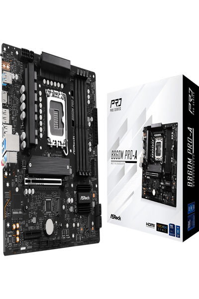 ASRock B860M Pro-A - Moderkort - 90-MXBRR-A0UAYZ
