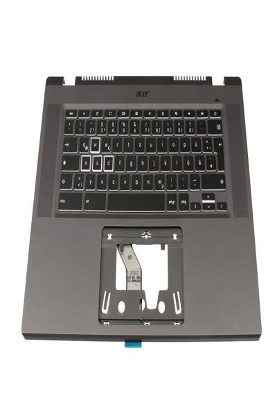 Acer 6B.KCWN7.009 Keyboard incl. Topcase DE German black/white/gray with - Keyboard